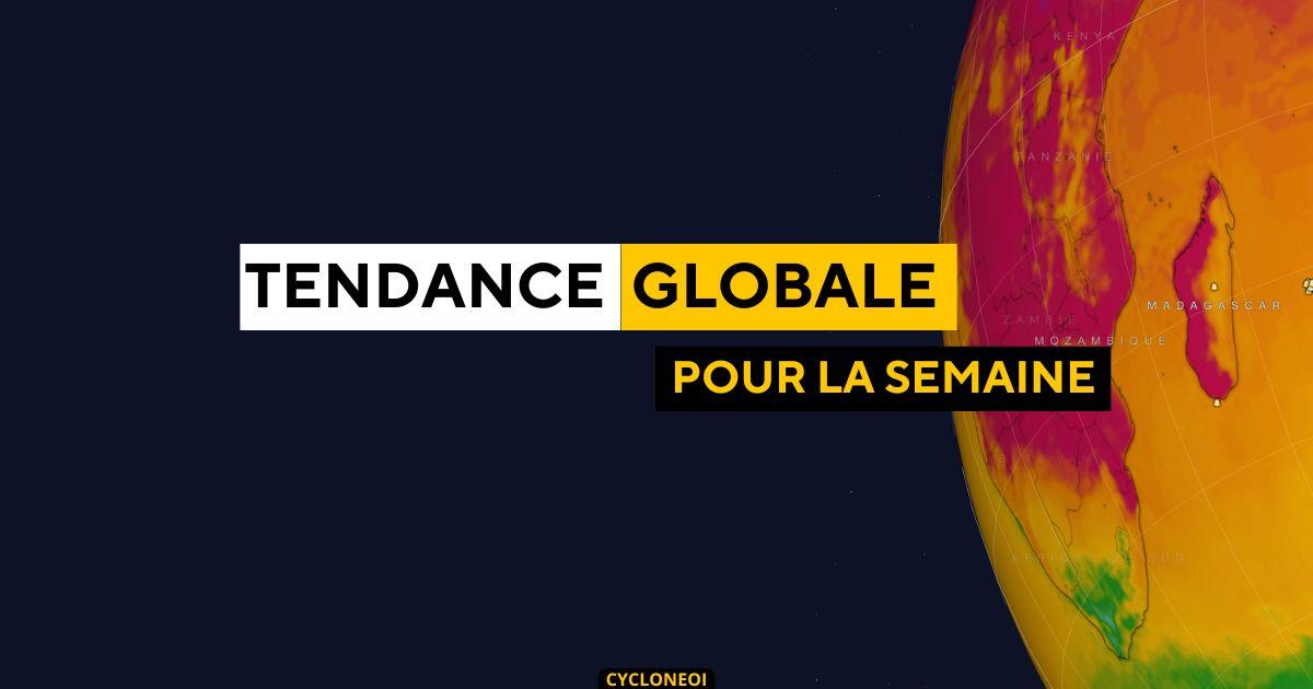 Une semaine qui s’annonce perturbée pour les Mascareignes et Madagascar