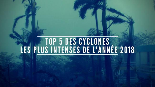 Top 5 des cyclones les plus puissants de l'année 2018 chamboulé