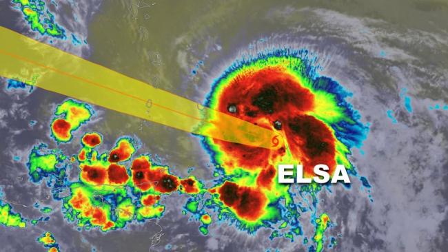 Elsa : Une dégradation rapide et limitée dans le temps sur le Sud des petites Antilles