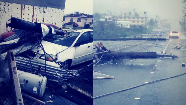 Terribles images de désolation à Saipan et Tinian après le typhon YUTU