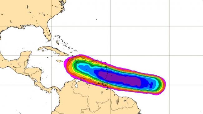 97L : Risque de formation d'une tempête tropicale élevé selon l'ECMWF